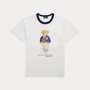 Polo Bear Cotton Jersey T-Shirt